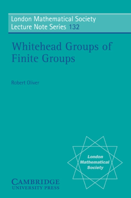 Book cover of: Whitehead Groups of Finite Groups