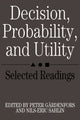 Book cover of: Decision, Probability and Utility