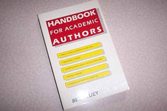 Book cover of: Handbook for Academic Authors