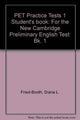 Book cover of: Pet Practice Tests 1. By: Diana L. Fried-Booth