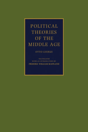 Political Theories of the Middle Age