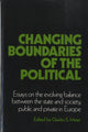 Book cover of: Changing Boundaries of the Political. By: Charles S. Maier