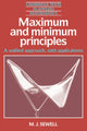 Book cover of: Maximum and Minimum Principles. By: M. J. Sewell