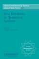 Book cover of: New Directions in Dynamical Systems