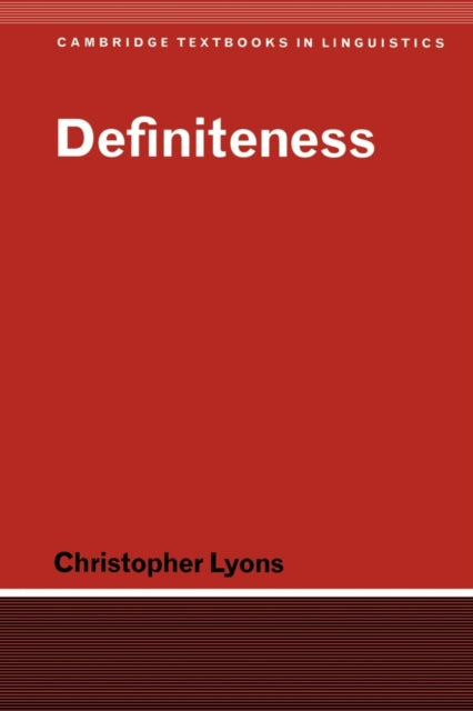 Book cover of: Definiteness