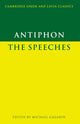 Book cover of: Antiphon: The Speeches. By: Antiphon