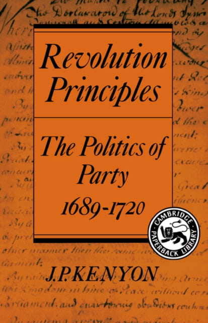 Book cover of: Revolution Principles. By: John P. Kenyon
