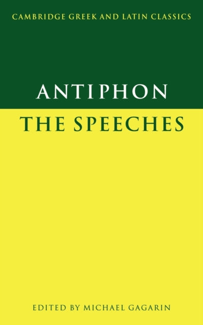 Book cover of: Antiphon: The Speeches. By: Antiphon