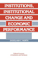 Book cover of: Institutions, Institutional Change and Economic Performance