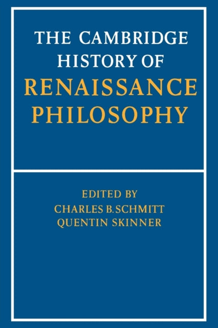 Book cover of: Cambridge History of Renaissance Philosophy