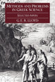 Book cover of: Methods and Problems in Greek Science. By: G. E. R. Lloyd