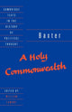 Book cover of: Baxter: A Holy Commonwealth