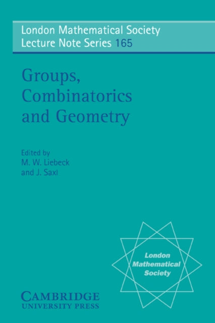 Book cover of: Groups, Combinatorics and Geometry