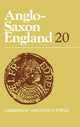 Book cover of: Anglo-Saxon England: Volume 20