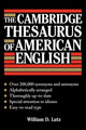 Book cover of: Cambridge Thesaurus of American English