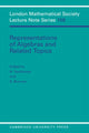Book cover of: Representations of Algebras and Related Topics