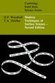 Book cover of: Modern Techniques of Surface Science