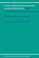 Book cover of: Arithmetical Functions