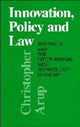 Book cover of: Innovation, Policy and Law