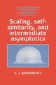 Book cover of: Scaling, Self-similarity, and Intermediate Asymptotics