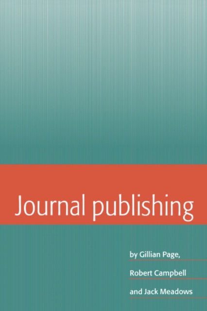 Book cover of: Journal Publishing