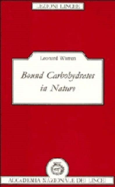 Book cover of: Bound Carbohydrates in Nature
