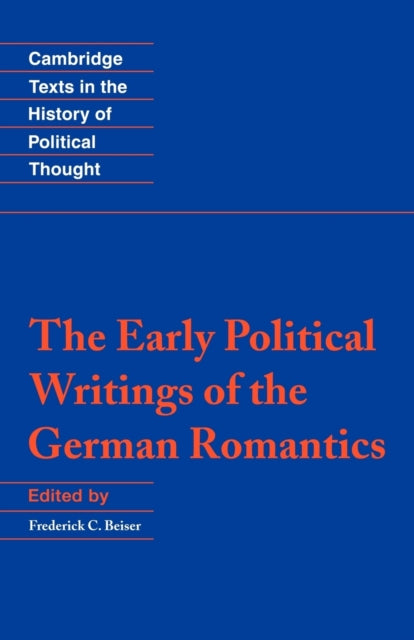 Book cover of: Early Political Writings of the German Romantics