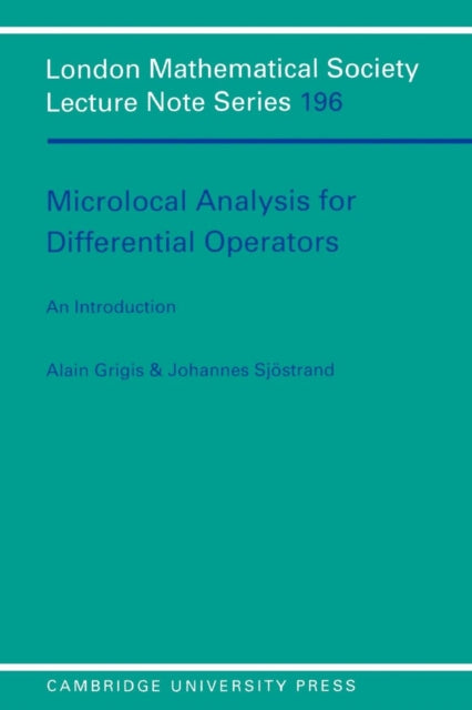 Book cover of: Microlocal Analysis for Differential Operators