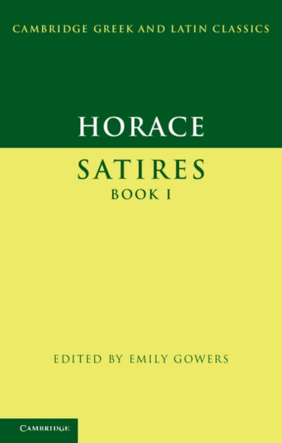 Book cover of: Horace: Satires Book I. By: Horace