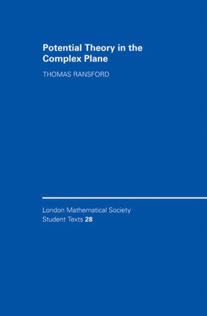 Book cover of: Potential Theory in the Complex Plane