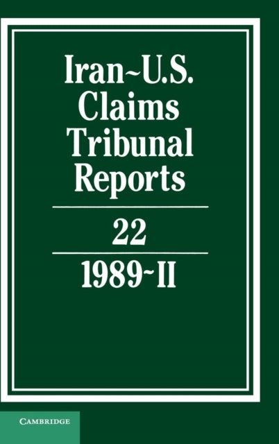 Book cover of: Iran-US Claims Tribunal Reports: Volume 22. By: J. C. Adlam