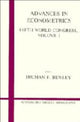Book cover of: Advances in Econometrics: Volume 1. By: Truman F. Bewley