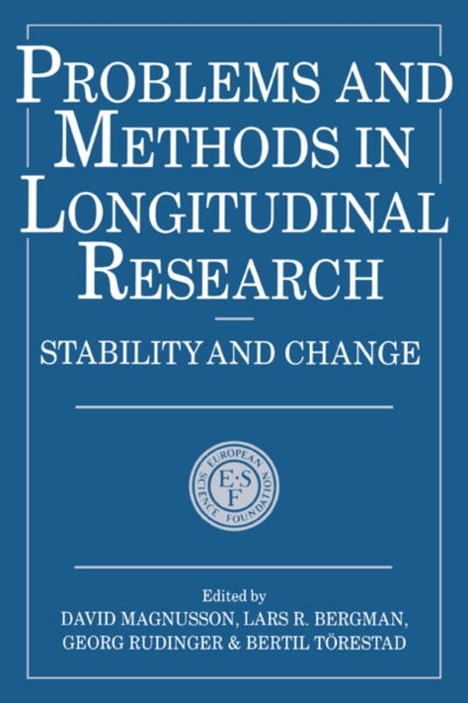 Book cover of: Problems and Methods in Longitudinal Research. By: Bertil Torestad