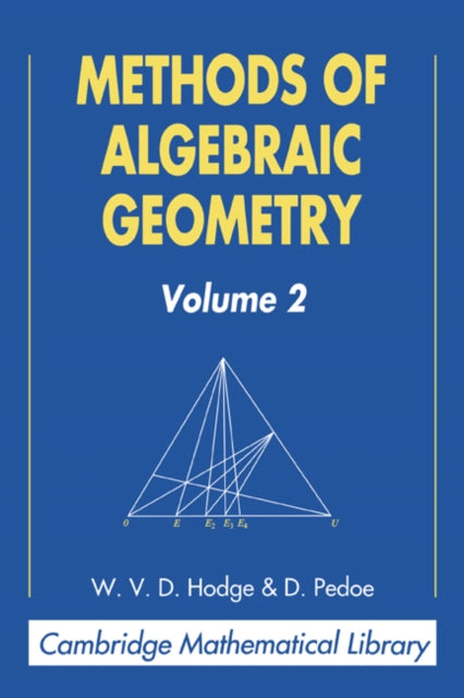 Book cover of: Methods of Algebraic Geometry: Volume 2