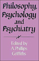 Book cover of: Philosophy, Psychology and Psychiatry
