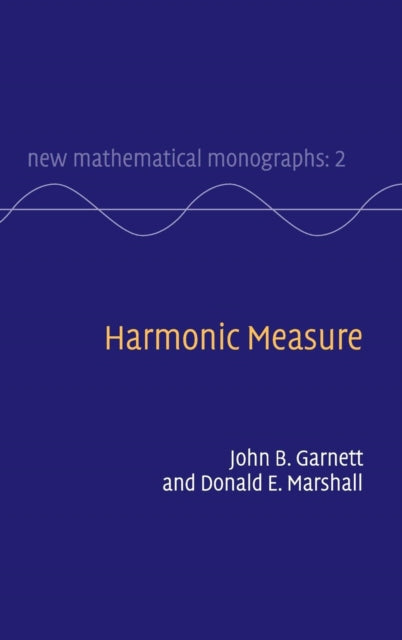 Book cover of: Harmonic Measure. By: John B. Garnett