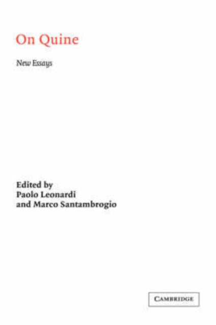 Book cover of: On Quine