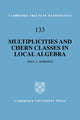 Book cover of: Multiplicities and Chern Classes in Local Algebra