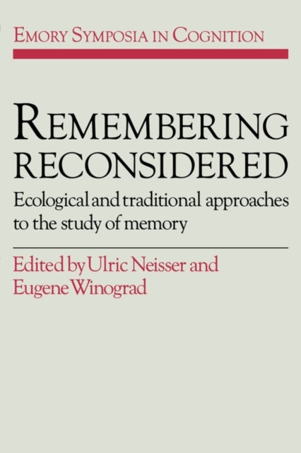 Book cover of: Remembering Reconsidered