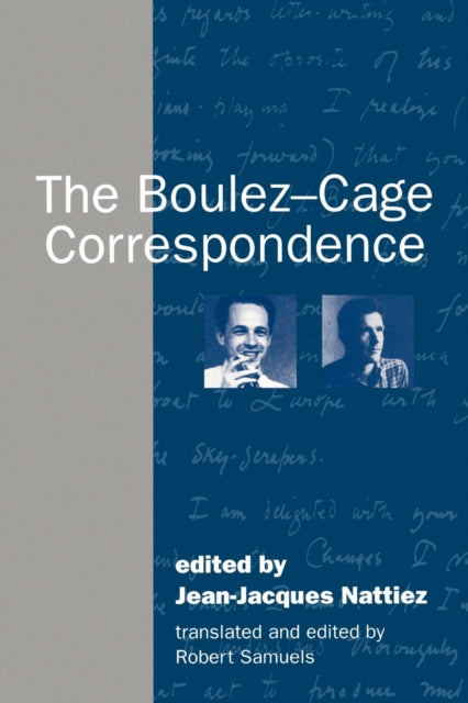 Book cover of: Boulez-Cage Correspondence