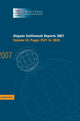 Book cover of: Dispute Settlement Reports 2007: Volume 9, Pages 3521-3826