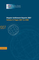 Book cover of: Dispute Settlement Reports 2007: Volume 10, Pages 3827-4300