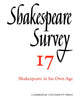 Book cover of: Shakespeare Survey. By: Allardyce Nicoll