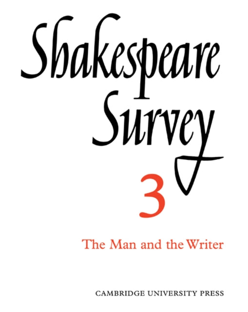 Book cover of: Shakespeare Survey. By: Allardyce Nicoll