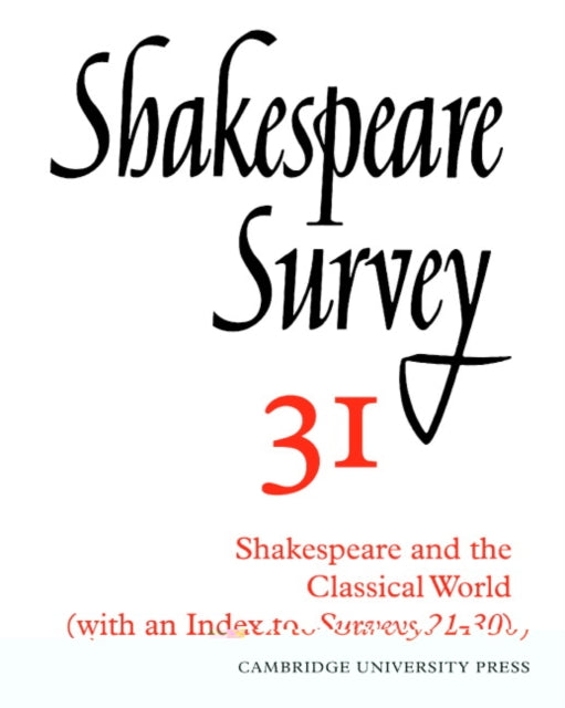 Book cover of: Shakespeare Survey. By: Muir, Kenneth.