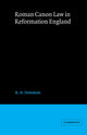 Book cover of: Roman Canon Law in Reformation England. By: R. H. Helmholz