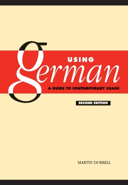 Book cover of: Using German. By: Martin Durrell