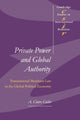Book cover of: Private Power and Global Authority