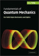 Book cover of: Fundamentals of Quantum Mechanics. By: C Tang
