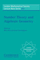 Book cover of: Number Theory and Algebraic Geometry